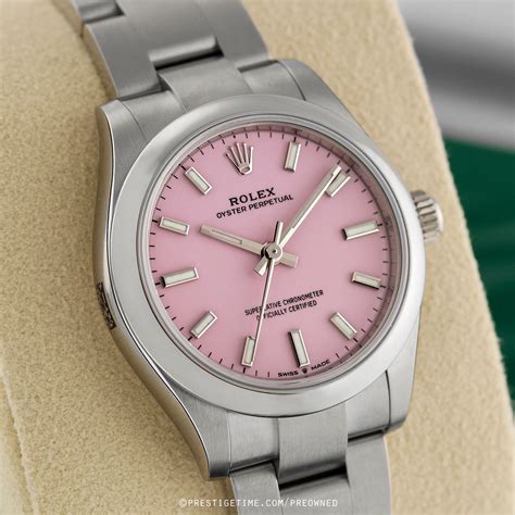 rolex pink oyster perpetual 41.